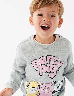 Cotton Rich Percy Pig&trade; Sweatshirt