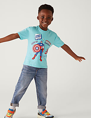 Pure Cotton Captain America™ T-Shirt