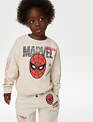 Cotton Rich Spider-Man&trade; Sweatshirt (2-8 Yrs)