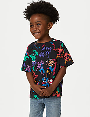 Pure Cotton Marvel™ Avengers™ T-Shirt (2-8 Yrs)