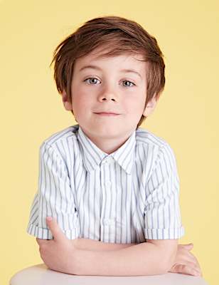 Pure Cotton Striped Oxford Shirt