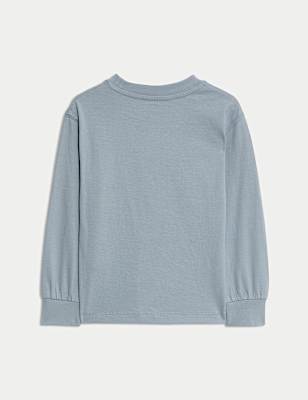 Pure Cotton Long Sleeve T-shirt (2-8 Yrs)