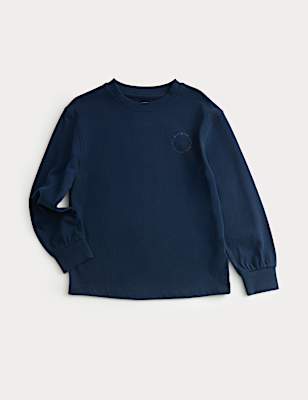 Pure Cotton Long Sleeve T-shirt (2-8 Yrs)