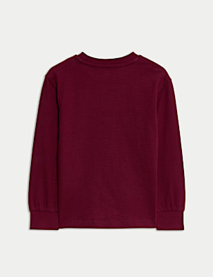 Pure Cotton Long Sleeve T-shirt (2-8 Yrs)