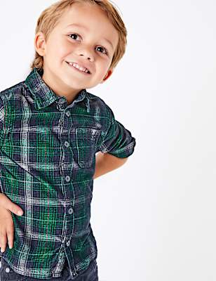 Cord Checked Shirt (3 Months - 7 Years)