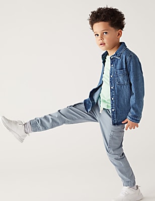 2pc Cotton Rich Shirt and T-Shirt