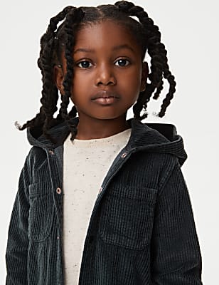 2pc Pure Cotton Cord Shirt & T-Shirt Set (2-16 Yrs)