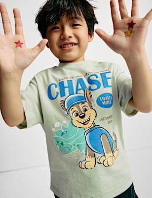 Cotton Rich PAW Patrol™ T-Shirt (2-8 Yrs)