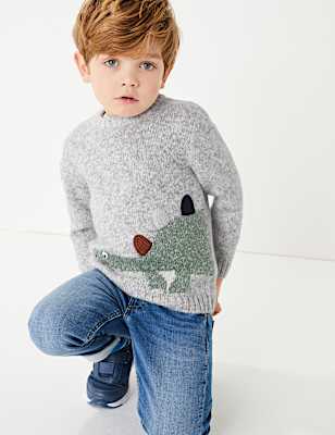 Dinosaur Knited Jumper (2-7 Years)