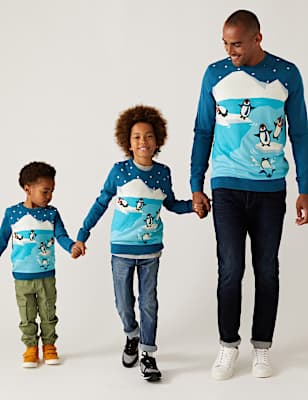 Knitted Penguin Jumper