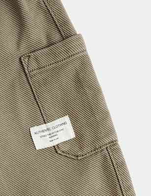 Relaxed Denim Cargo Jeans (2-8 Yrs)