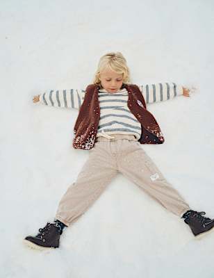 Relaxed Denim Cargo Jeans (2-8 Yrs)