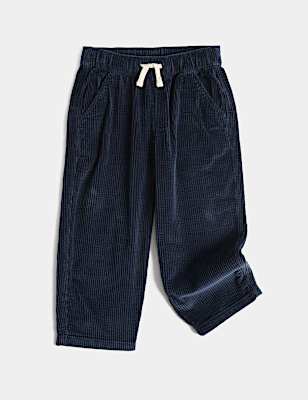 Pure Cotton Corduroy Drawstring Trousers (2-8 Yrs)