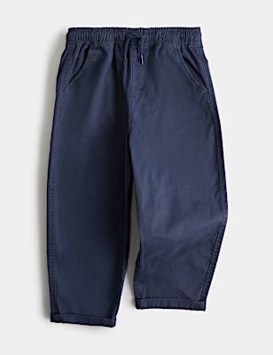 Cotton Rich Pull On Cargo Trousers (2-8 Yrs)