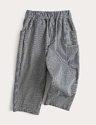 Cotton Blend Striped Balloon Trousers (2-8 Yrs)