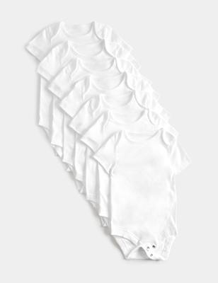 7 Pack Organic Pure Cotton Bodysuits