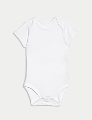 7 Pack Organic Pure Cotton Bodysuits