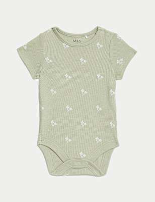 3pk Pure Cotton Printed Bodysuits (6½lbs-3 Yrs)