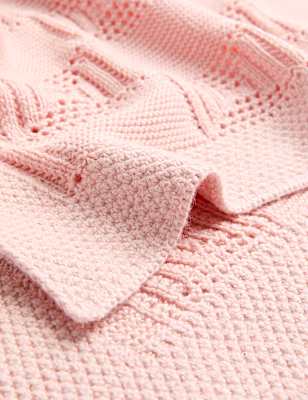 Pure Cotton Knitted Shawl