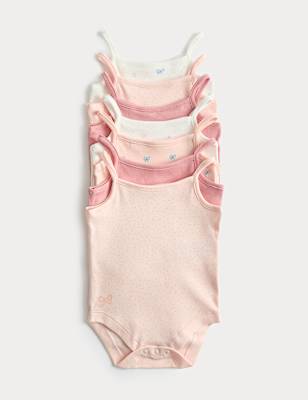 7 Pack Pure Cotton Bodysuits (7lbs-3 Yrs)