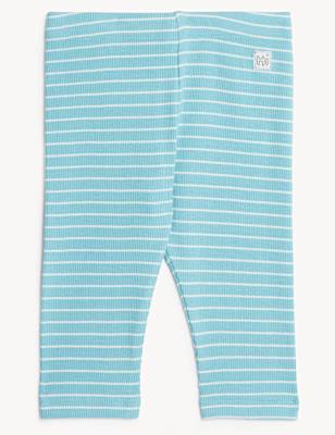 Cotton Rich Striped Leggings (7lbs - 1 Yr)