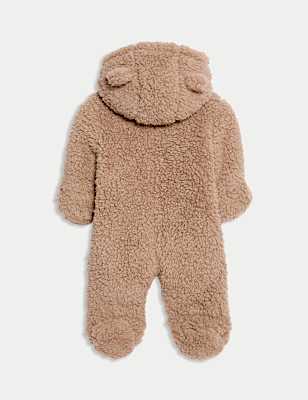 Borg Zip Pramsuit (0-12 Mths)