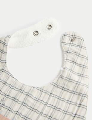 3 Pack Pure Cotton Dribble Bibs