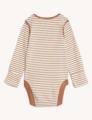 Cotton Rich Striped Bodysuit