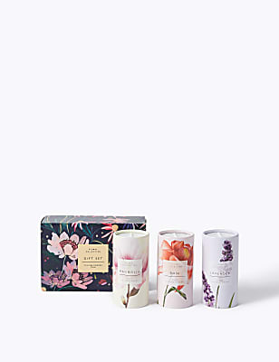 Floral Collection Talcum Powder Trio