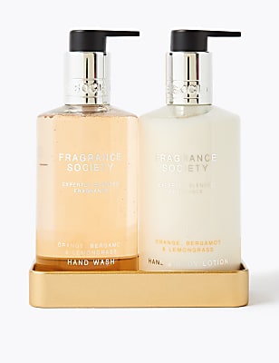 Orange, Bergamot & Lemongrass Hand Wash and Lotion Gift Set