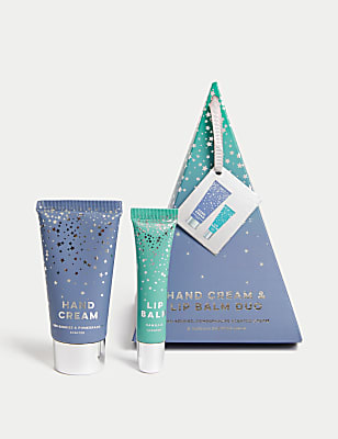 Hand Cream and Lip Balm Hanging Gift