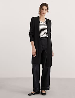 Pure Wool Longline Cardigan