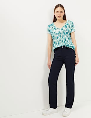 Straight Leg Trousers