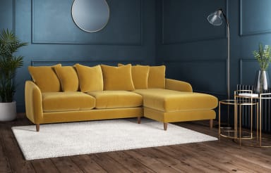 Image of Mia Scatterback Corner Chaise Sofa (Right-Hand)