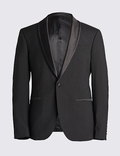 Slim Fit Shawl Lapel Tuxedo Jacket.