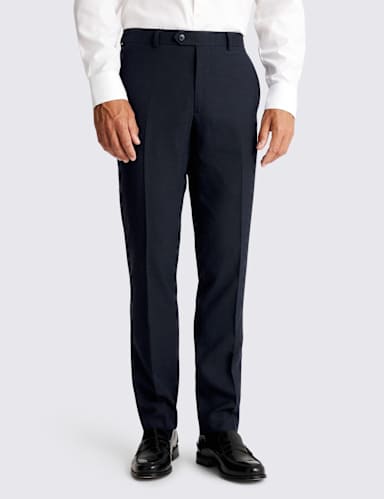 Slim Fit Puppytooth Stretch Suit Trousers.