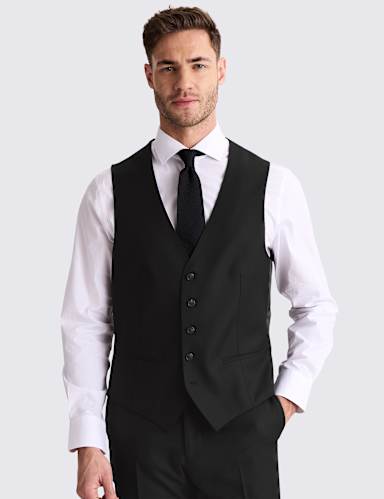 Tailored Fit Stretch Waistcoat.