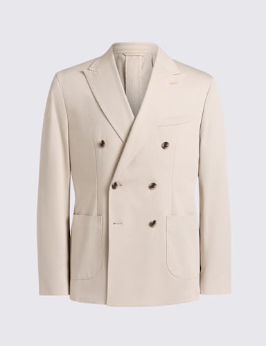 Slim Fit Cotton Rich Suit Jacket.