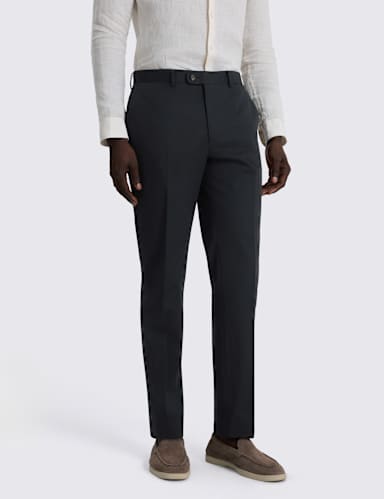 Slim Fit Cotton Rich Stretch Trousers.