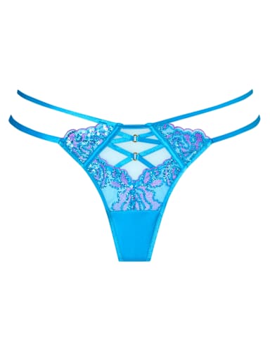 Sequin Embroidery Tanga Thong.