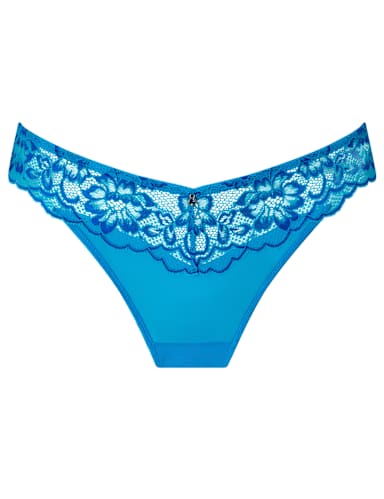 Sexy Lace Mesh & Floral Lace Thong.