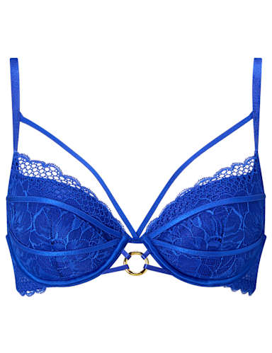 Lace Wired Plunge Bra (A-G).