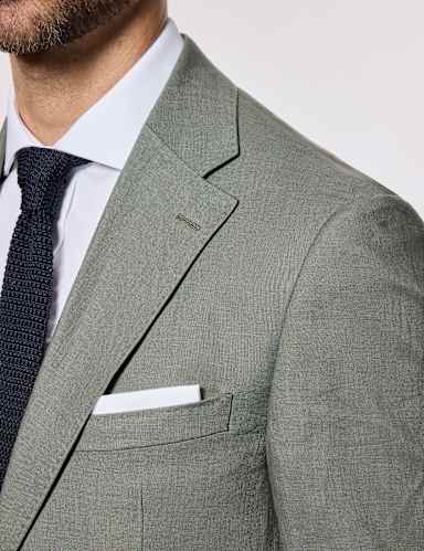Tailored Fit Pure Linen Blazer.