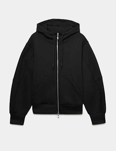 Scuba Zip Through Hoodie.
