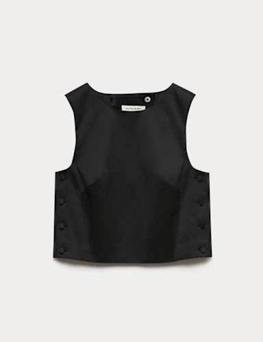 Lyocell Rich Tailored Shell Top.