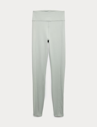 Go Balance Rib Panel High Waist Leggings.