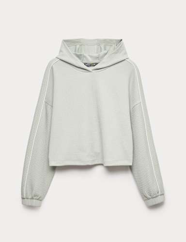 StayNew™ Super Soft Brushed Rib Relaxed Hoodie.