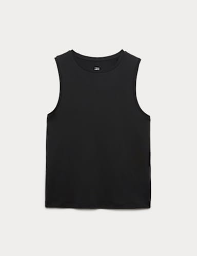 Essential Round Neck Boxy Vest Top.