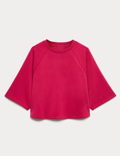 Crew Neck Crop Top.