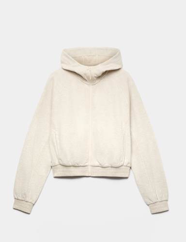 Cotton Rich Relaxed Hoodie.